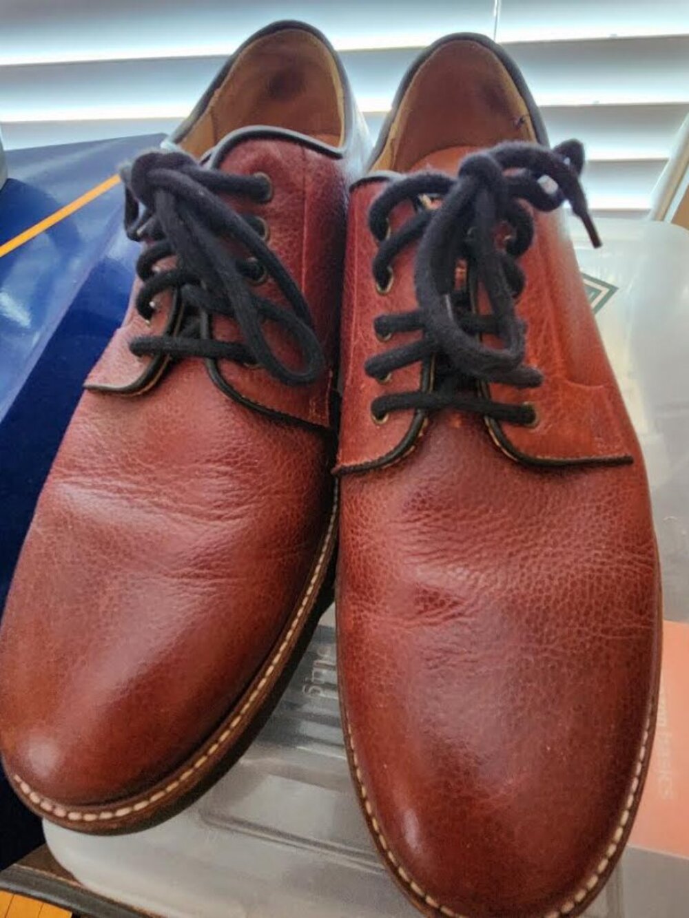 Samuel Hubbard Mens Highland Russet Leather Size 8.5 Wide